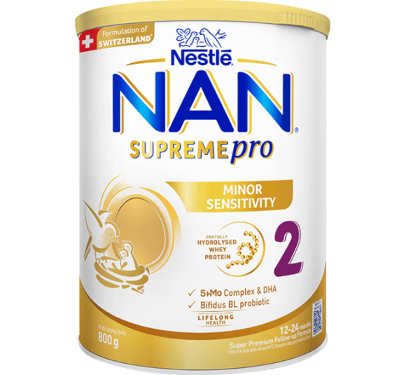 Sữa NAN SUPREME PRO số 2 800g (12-24 tháng)