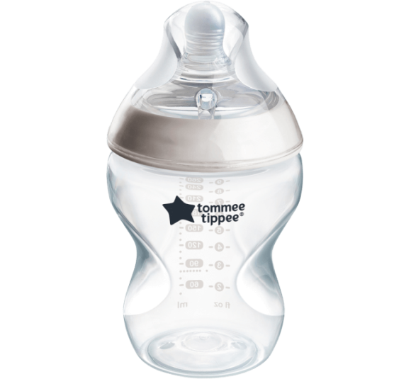Bình sữa PP ty siêu mềm tự nhiên Tommee Tippee Natural Start 260ml, núm ty đi kèm 3-6 tháng