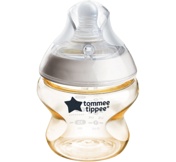 Bình Sữa PPSU Ty Siêu Mềm Tự Nhiên Tommee Tippee Natural Start 150ml, Núm Ty Đi Kèm 0-3 Tháng