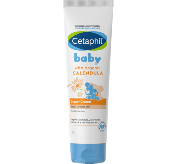 Kem làm dịu hăm tã Cetaphil Baby Diaper Cream Calendula 70g