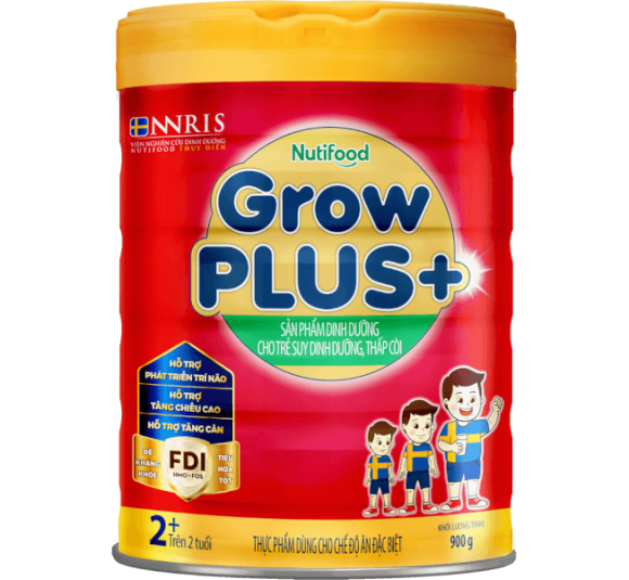 Combo 2 Sữa GrowPlus+ Đỏ 2+ tuổi, 900g