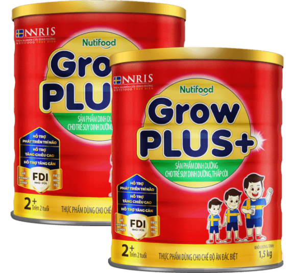 Combo 2 Sữa GrowPLUS+ Đỏ 2+ 1.5kg (Từ 2 tuổi)