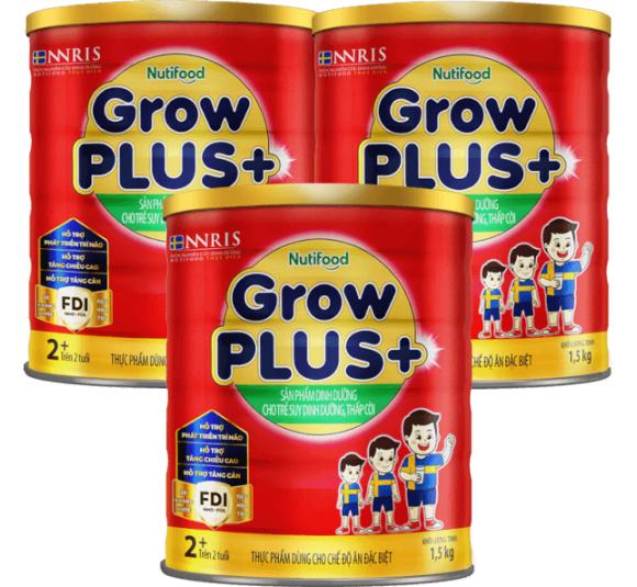 Combo 3 Sữa GrowPLUS+ Đỏ 2+ 1.5kg (Từ 2 tuổi)