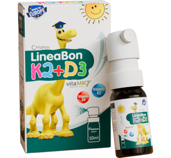 Thực phẩm bảo vệ sức khỏe LineaBon K2+D3 Spray dạng xịt