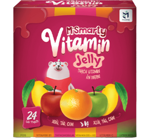 Thạch Jelly bổ sung Vitamin cho bé M'Smarty Vitamins Jelly