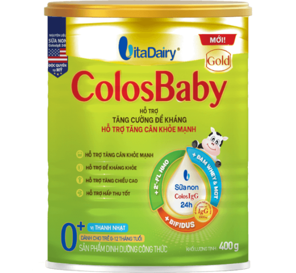 Sữa ColosBaby Gold 0+ 400g - S (0-12 tháng)