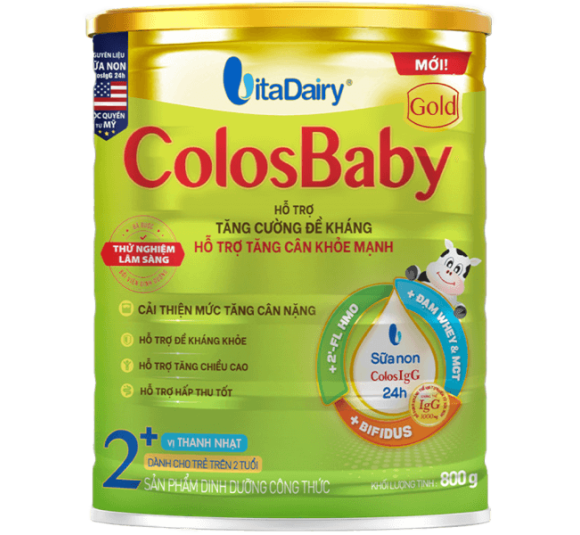 Sữa ColosBaby Gold 2+ 800g - S (Trên 2 tuổi)