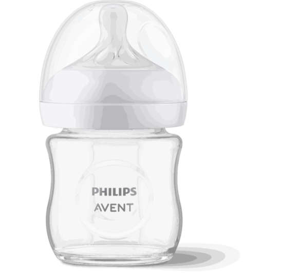 Bình sữa thủy tinh Philips Avent mô phỏng tự nhiên 120ml (SCY930.01)