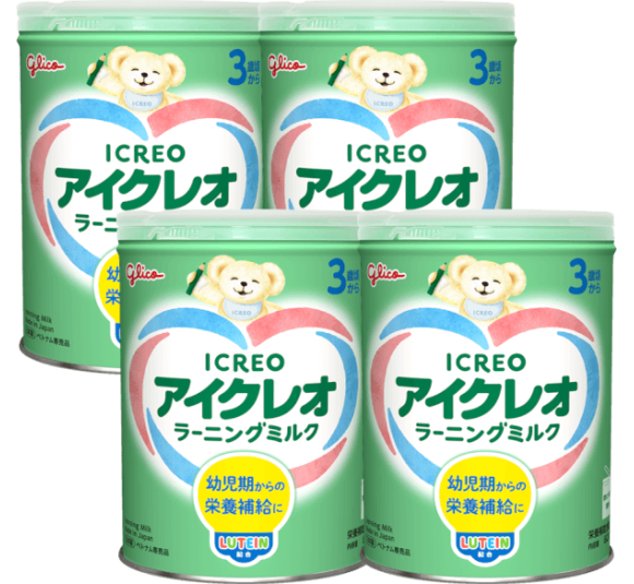 Combo 4 Sữa Glico Icreo Learning Milk số 3 820g (Trên 3 tuổi)