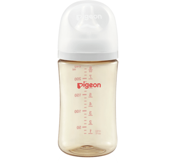 Bình Sữa Pigeon PPSU Softouch Baby-Friendly World 240ml (M)