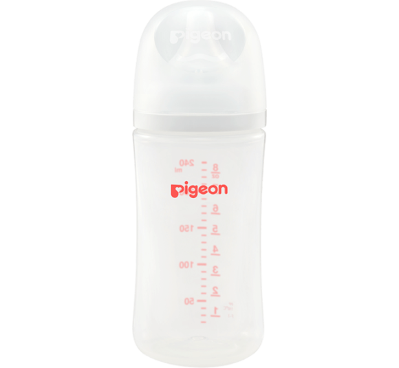 Bình Sữa Pigeon PP Softouch Baby-Friendly World 240ml (M)