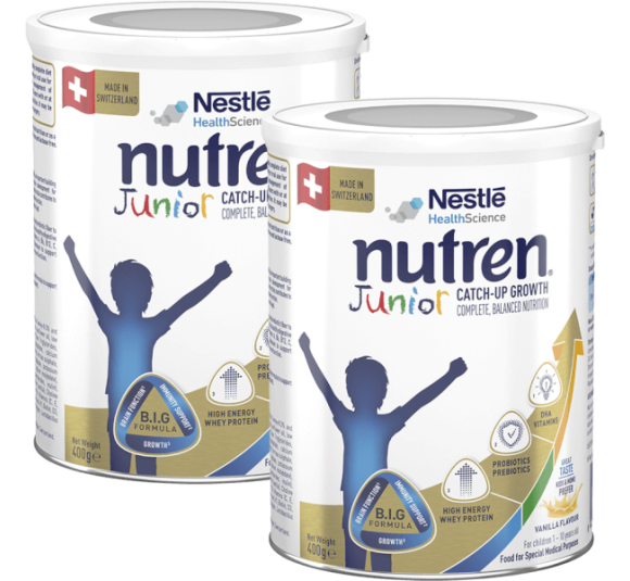 Combo 2 Thực phẩm dinh dưỡng Nutren Junior 400g (1-10 tuổi)