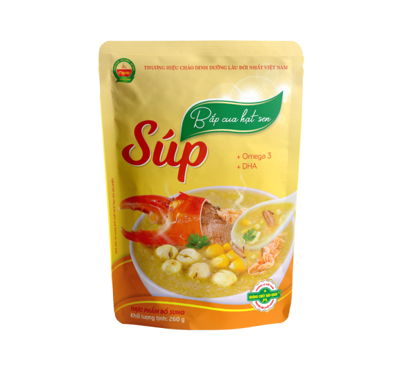 Súp Bắp Cua Hạt Sen 