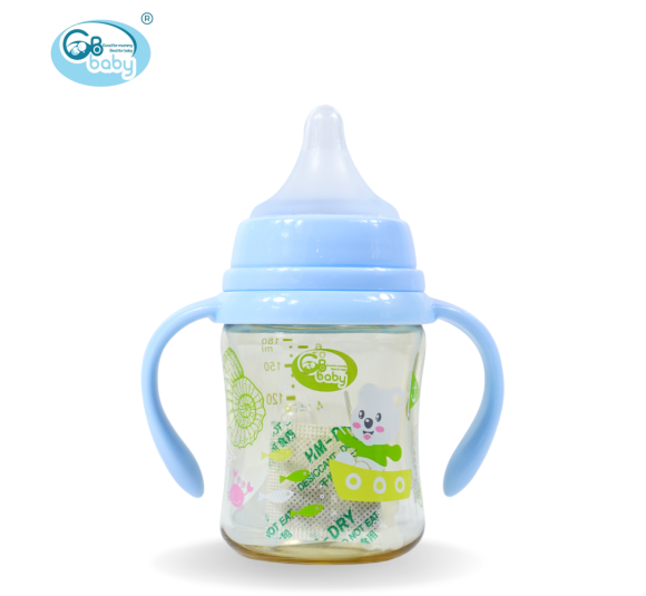 Bình sữa PPSU Gb Baby tay cầm 180ml cổ rộng - New