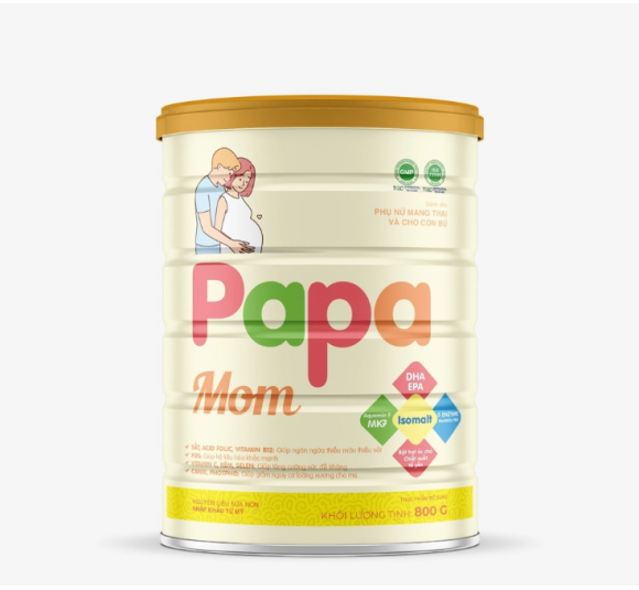 Sữa PAPA MOM dành cho mẹ bầu - 800gram 
