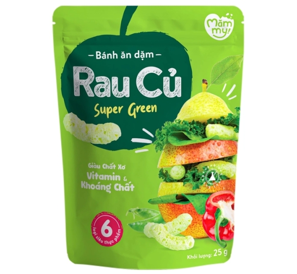 Bánh ăn dặm Mămmy vị rau củ 25g 