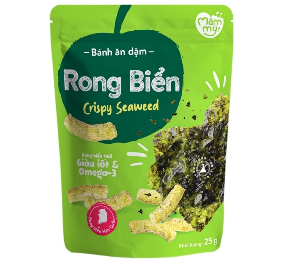 Bánh ăn dặm Mămmy vị rong biển 25g 