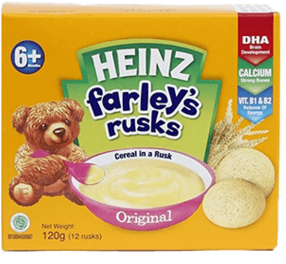 Bánh Qui Dành Cho Trẻ Em Heinz Farley Original 120g