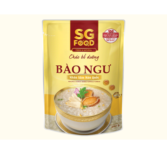 Cháo bổ dưỡng bào ngư nhân sâm Hàn Quốc 240g 