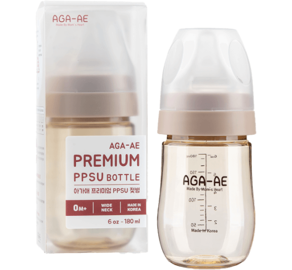 Bình sữa PPSU Aga-ae 180ml (Beige)