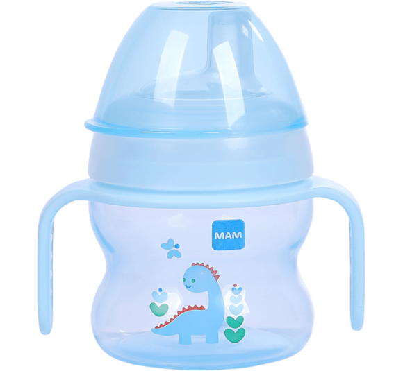 Bình tập uống chống tràn MAM Starter Cup 150ml màu xanh