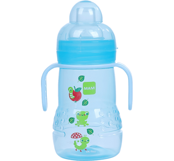 Bình tập uống chống tràn cho bé MAM Trainer Boy 220ml