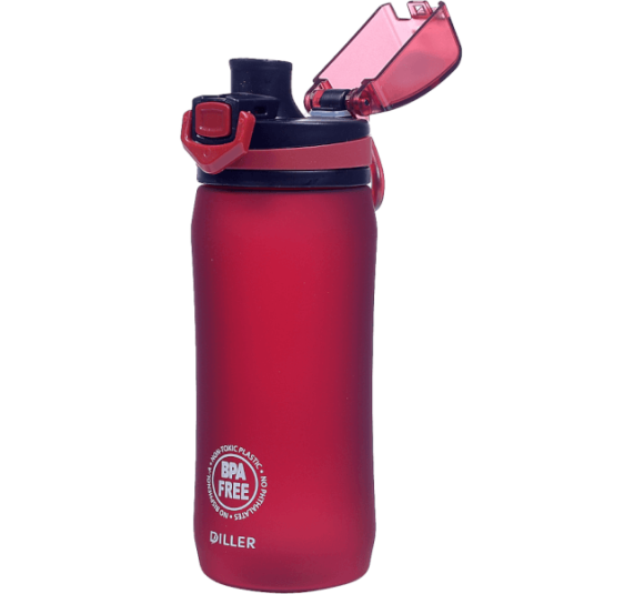 Bình tritan Diller BPA free 500ml- Đỏ