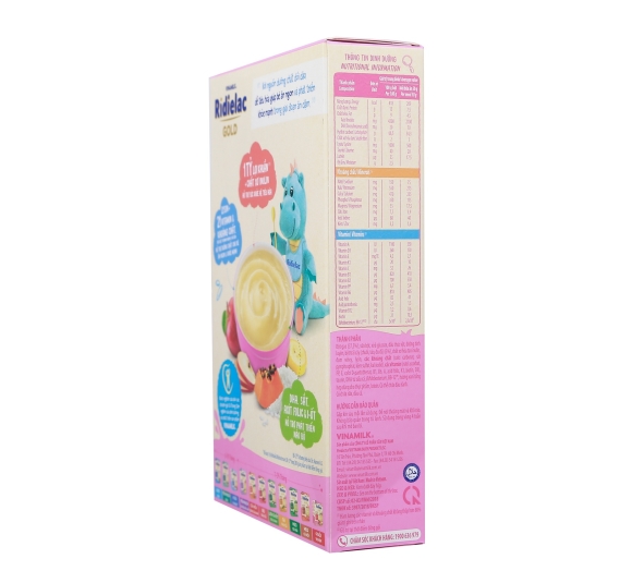 Bột ăn dặm Ridielac Gold gạo trái cây 200g cho bé 6M-24M