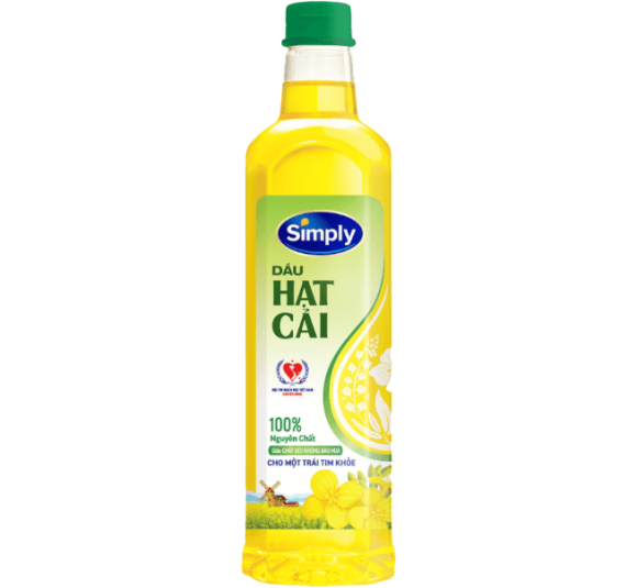Dầu hạt cải nhãn hiệu Simply 1L
