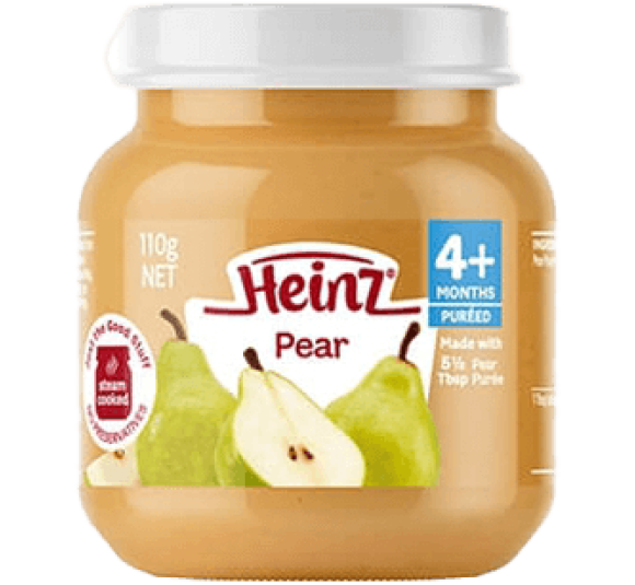 Lê nghiền cho trẻ từ 4 tháng tuổi - Heinz Pear
