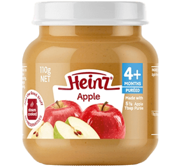 Táo nghiền cho trẻ từ 4 tháng tuổi - Heinz Apple
