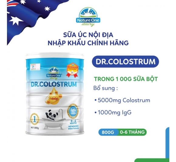Dr.Colostrum số 1 cho trẻ từ 0-6 tháng tuổi