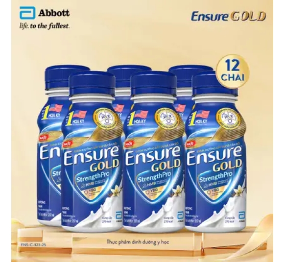Combo 12 chai Ensure Gold 237ml