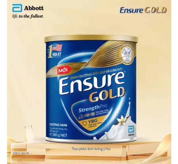 Ensure Gold hương vani 380g