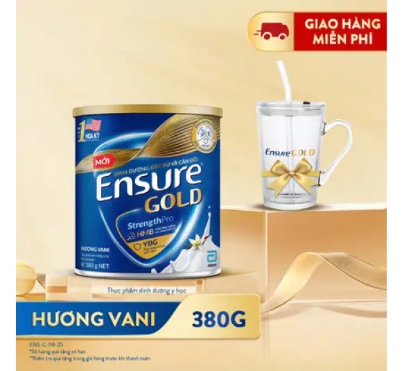 Ensure Gold hương vani 380g