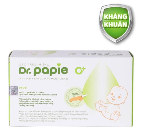Gạc Răng Miệng Thảo Mộc Phòng Viêm Dr.Papie