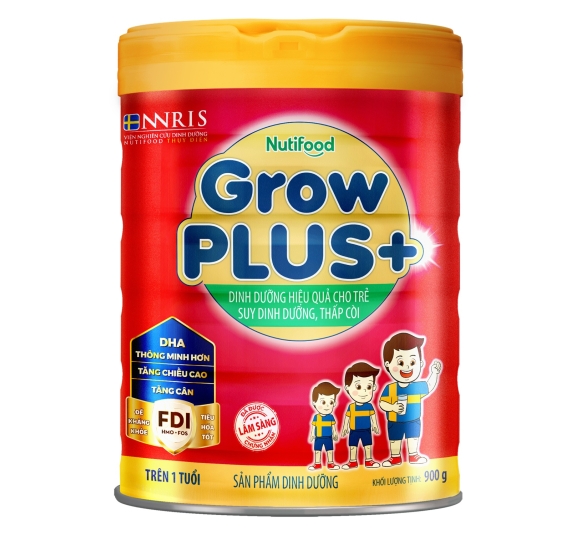Sữa Grow Plus đỏ 900g cho bé trên 1 tuổi 