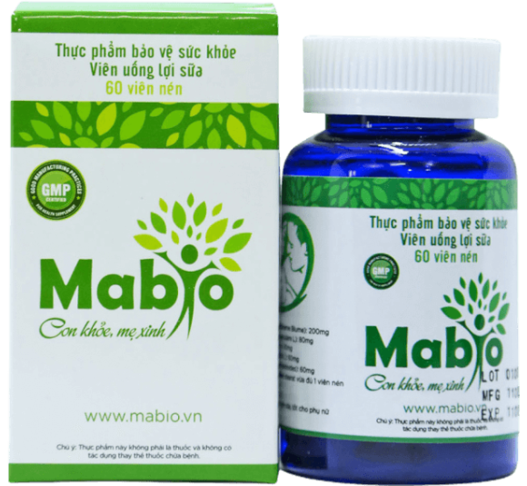 Thực phẩm bảo vệ sức khỏe viên uống lợi sữa Mabio