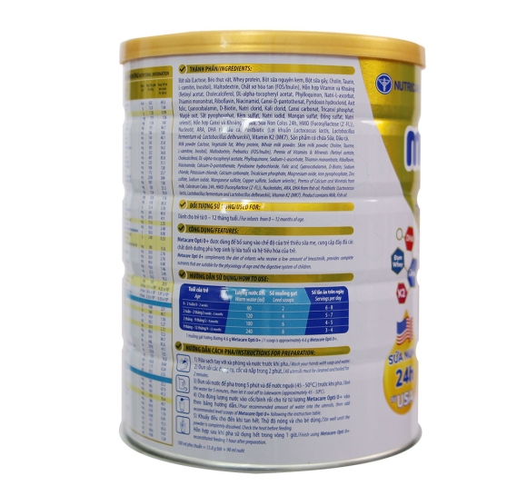 Sữa MetaCare Opti 1+ 850G (trẻ từ 1-2 tuổi) - NUTRICARE