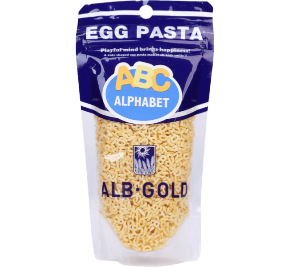 Mì nui trứng Egg Pasta hình chữ cái ABC 90g