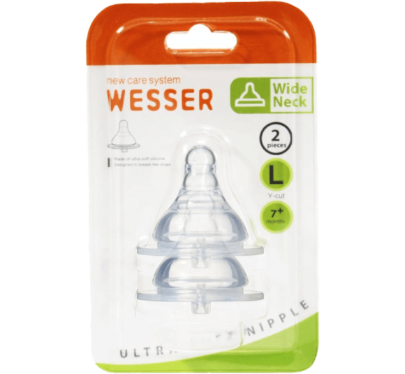 Núm ty Wesser cổ rộng siêu mềm (size L, 7M+, Y cut)