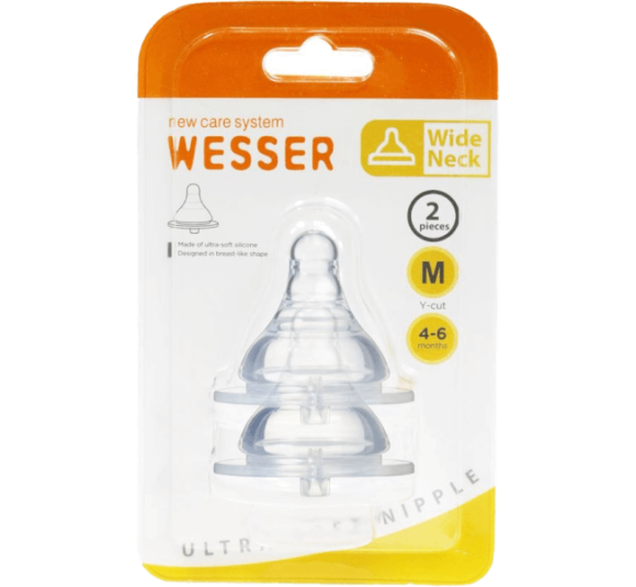 Núm ty Wesser cổ rộng siêu mềm (size M, 4M+, Y cut)
