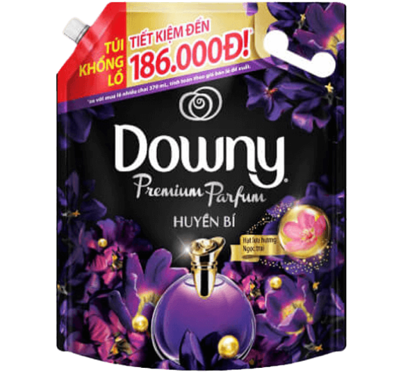 Nước xả Downy Hương Huyền bí túi 3L