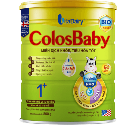 Sữa Colosbaby Bio Gold 1+ 800g (1 - 2 tuổi)
