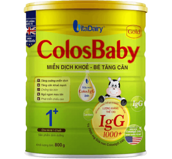 Sữa ColosBaby Gold 1+ 800g (1 - 2 tuổi)