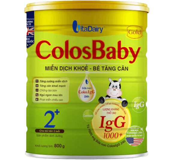 Sữa ColosBaby Gold 2+ 800g (Trên 2 tuổi)