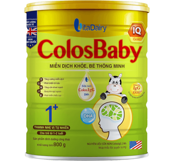 Sữa Colosbaby IQ Gold 1+ 800g (1 - 2 tuổi)