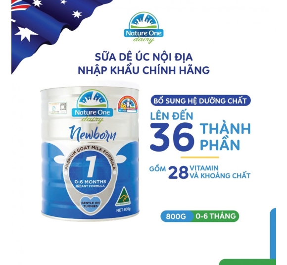 Sữa dê Nature One Dairy Goat 1 cho bé từ 0-6 tháng tuổi