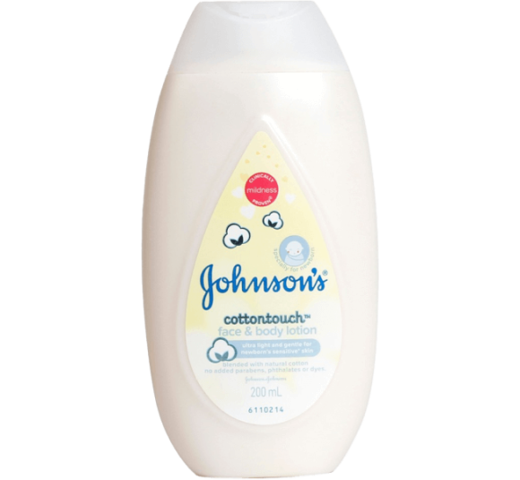 Sữa dưỡng thể dịu nhẹ như bông Johnson's baby cotton touch 200ml