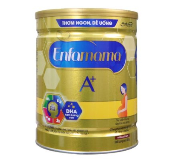 Sữa Enfamama Sôcôla 830g cho mẹ bầu, cho con bú 